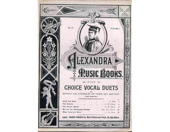 7799 | Five Choice Vocal Duets for Soprano and Contralto or Tenor and Baritone (Third Selection) - Alexandra Music Books No. 17