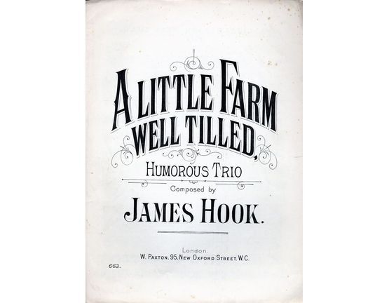 7800 | A Little Farm Well Tilled - Humorous Trio