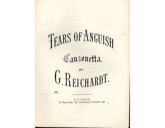 7800 | Tears of Anguish - Canzonetta - Paxton Edition No. 371