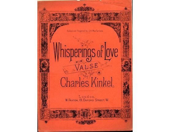 7800 | Whisperings of Love - Valse for Pianoforte