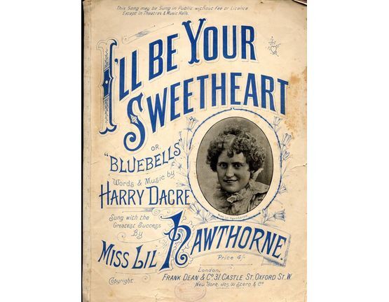 7806 | I'll Be Your Sweetheart as performed by Miss Lil Hawthorne