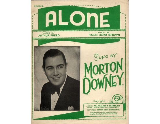 7807 | Alone - Song featuring Morton Downey