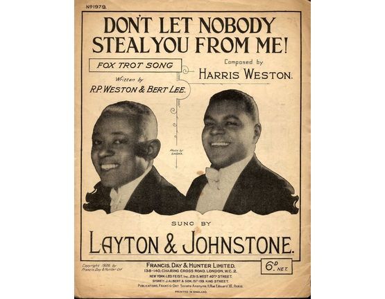 7807 | Don't Let Nobody Steal You From Me! - Featuring Layton and Johnstone