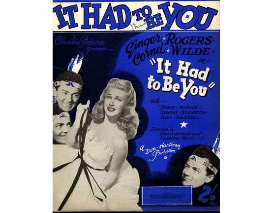 7807 | It had to Be You - Featuring Ginger Rogers and Cormel Wilde