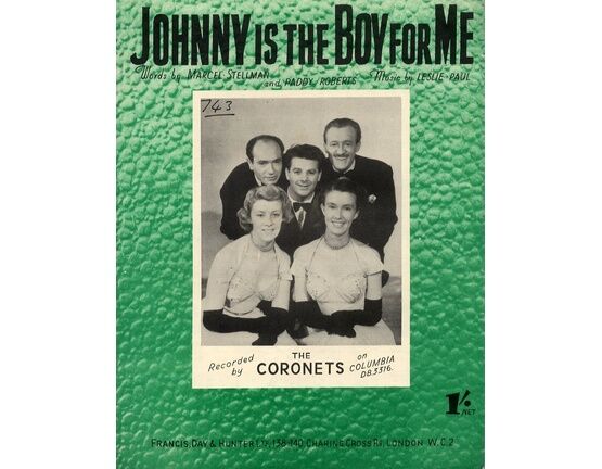 7807 | Johnny is the Boy for Me - Song featuring The Coronets