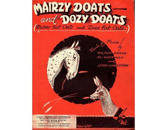 7807 | Mairzy Doats and Dozy Doats (Mares Eat Oats and Does Eat Oats) - Song