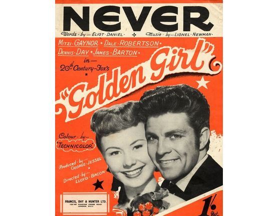 7807 | Never -  Mitzi Gaynor from "Golden Girl"