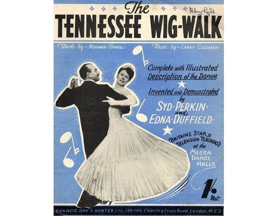 7807 | The Tennessee Wig Walk - Song - Complete with Illustrated Description of the Dance as invented by Syd Perkin & Edna Duffield