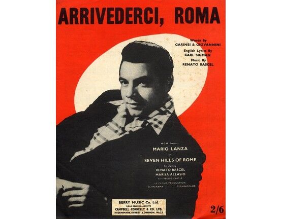 7808 | Arrivederci Roma - as performed by Mario Lanza, Anne Shelton