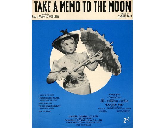 7808 | Take a Memo to the Moon - Song from the picture "Lucky Me" - Featuring Doris Day