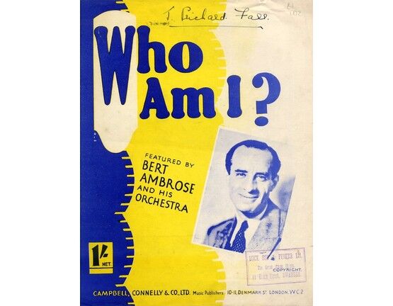 7808 | Who am I? as performed by The Savoy Orpheans under the direction of Carroll Gibbons and Howard Jones
