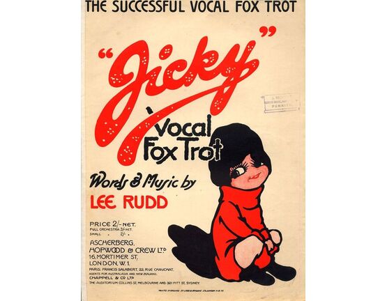 7809 | Jicky - Vocal Fox trot - For Piano and Voice