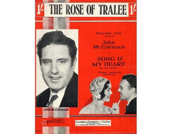 7809 | The Rose of Tralee - Song - In the Key of B flat major featuring John McCormack in Song O' my Heart