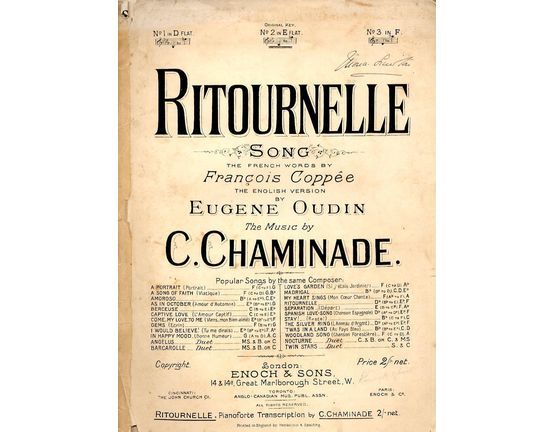 7811 | Ritournelle - Song in the key of E flat major