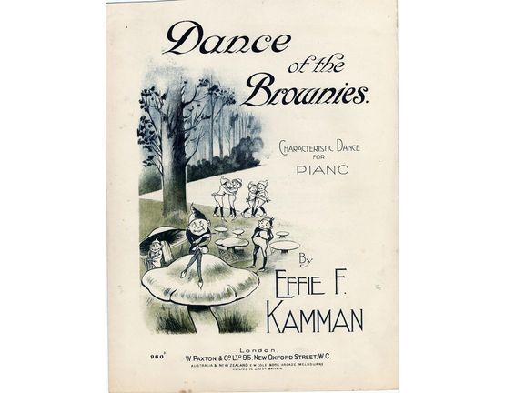 7814 | Dance of the Brownies - Characteristic Dance for Piano - Paxton Edition No. 960