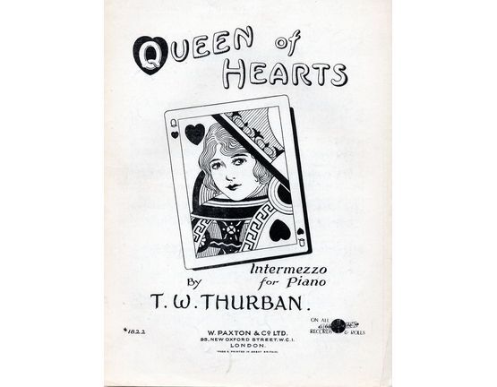 7814 | Queen of Hearts - Intermezzo for Piano - Paxton edition No. 1822