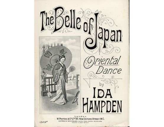 7814 | The Belle of Japan - Oriental Dance - Paxton editiion No. 1249