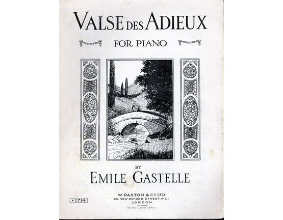 7814 | Valse des Adieux - Paxton edition No. 1714
