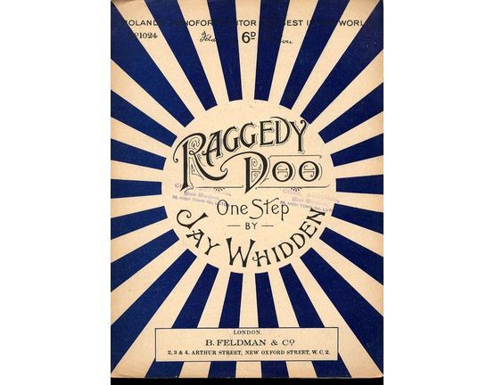 7823 | Raggedy Doo - One Step - For Piano Solo - Feldmans 6d edition No. 1024