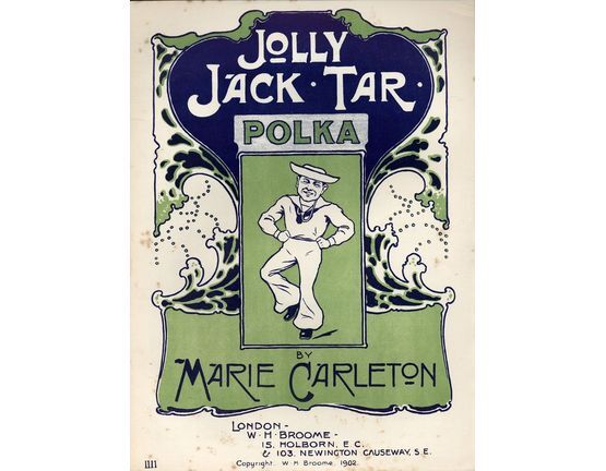 7825 | Jolly Jack Tar - Polka for Piano - Broome edition No. 1111