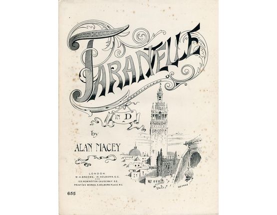 7825 | Tarantelle in D - Broome Edition No. 655