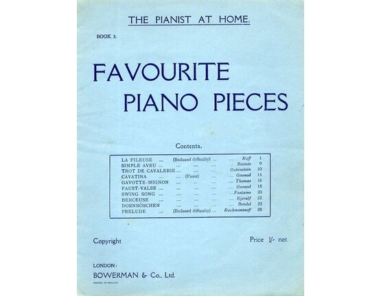 7827 | Favourite Piano Pieces - The Pianist at Home Book 3