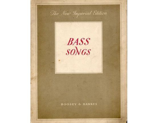 7834 | Bass Songs - The New Imperial Edition of Solo Songs - With Piano Accompaniment