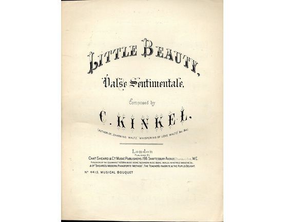 7842 | Little Beauty - Valse Sentimentale - Musical Bouquet No. 4415