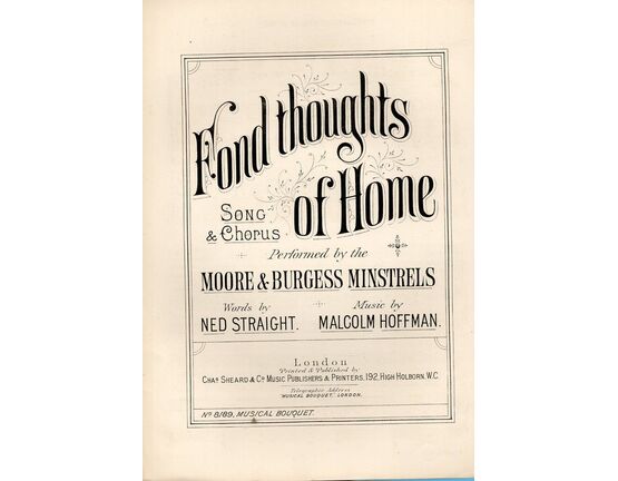7843 | Fond Thoughts of Home - Song & Chorus