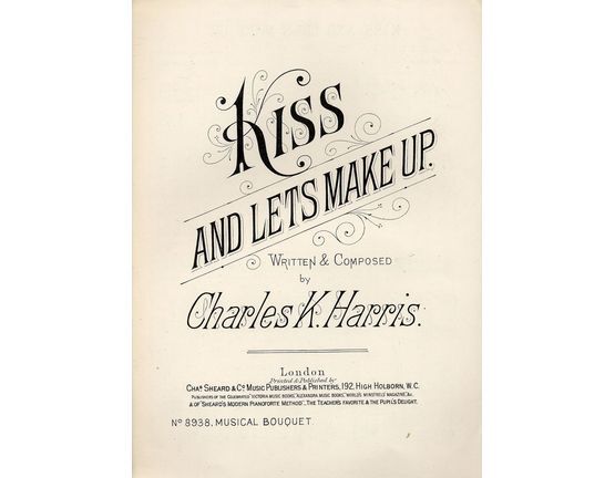 7843 | Kiss and Lets Make Up - Musical Boquet No. 8938