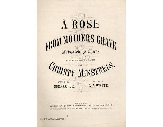 7845 | A Rose from Mother's Grave - Admired Song & Chorus