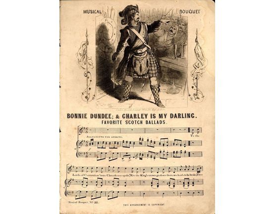 7845 | Bonnie Dundee & Charley is My Darling - Favourite Scotch Ballads - Musical Bouquet No. 311