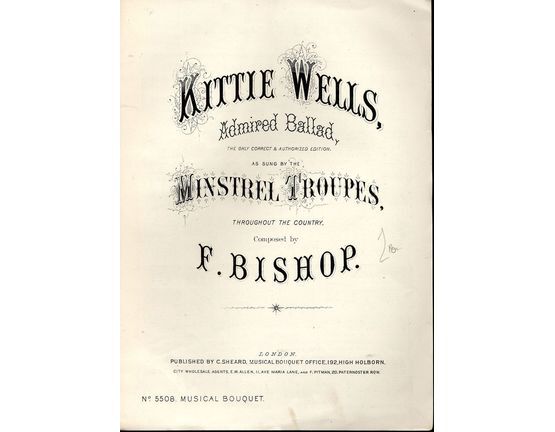 7845 | Kittie Wells - Admired Ballad - Musical Bouquet No. 5508
