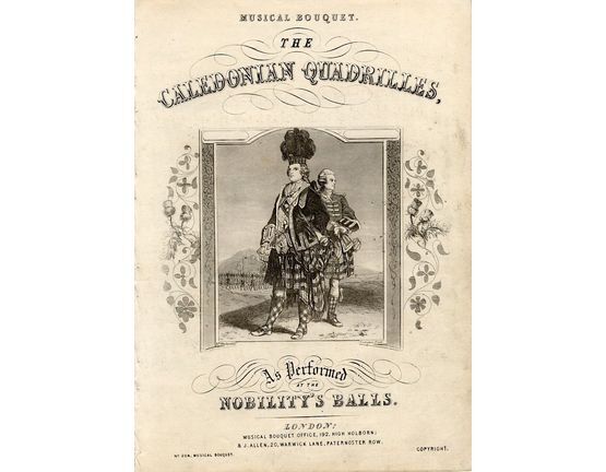 7845 | The Caledonian Quadrilles as Performed at the Nobility's Balls - Musical Bouquet Series No. 204