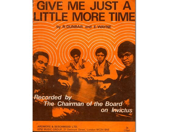 7846 | Give me just a little more time - Featuring The Chairman of the Board