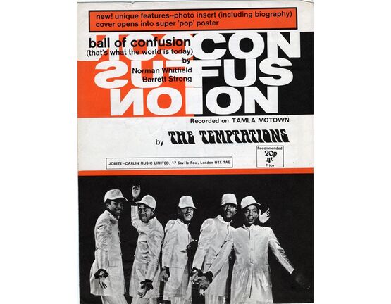 7848 | Ball of COnfusion (Thats what the World is Today) - Recorded on Tamla Motown by The Temptations