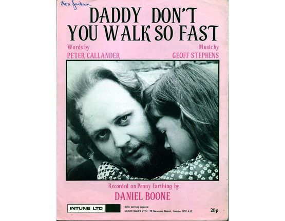 7849 | Daddy Don't You Walk So Fast - Daniel Boone