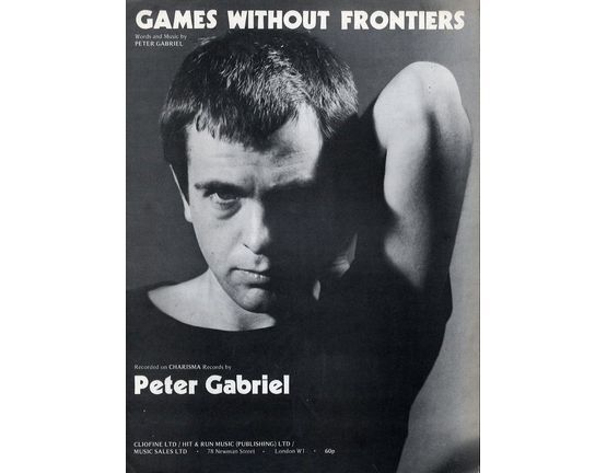 7849 | Games without frontiers - Recorded on Charisma Records by Peter Gabriel - For Piano and Voice with Guitar chord symbols