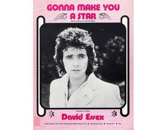7849 | Gonna Make you a Star - Recorded on CBS by David Essex - For Piano and Voice with Chord symbols