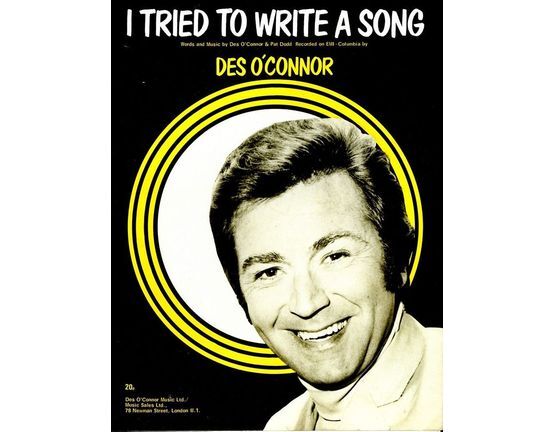 7849 | I tried to Write a Song - Featuring Des O'Connor