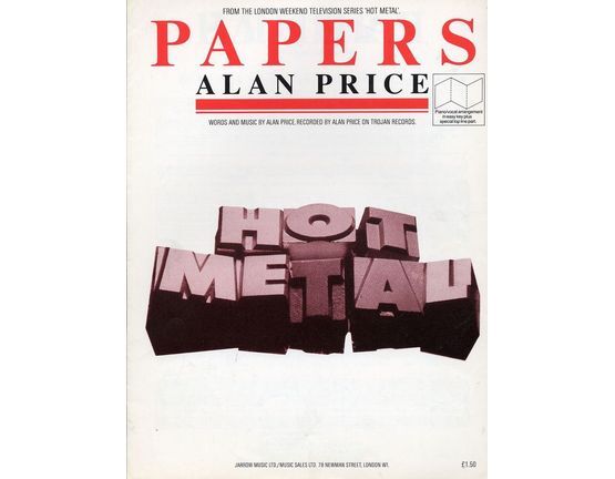 7849 | Papers - From the London Weekend Television Series "Hot Metal"