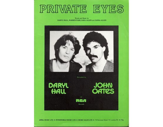7849 | Private Eyes - Recorded by Daryl Hall & John Oates on RCA Records