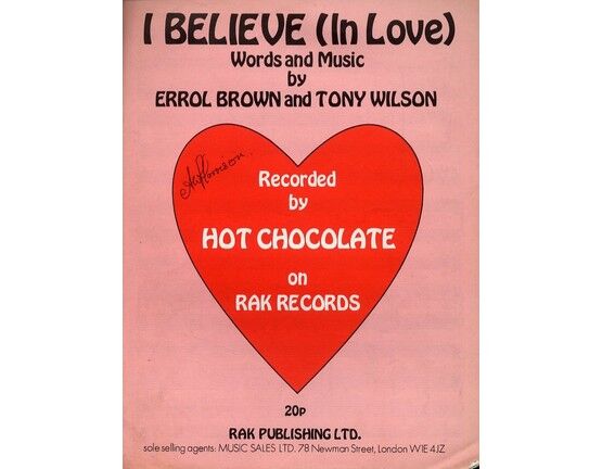 7850 | I Believe In Love  - Recorded by Hot Chocolate