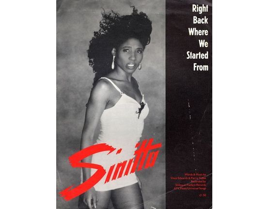 7850 | Right Back Where We Started From - Sinitta