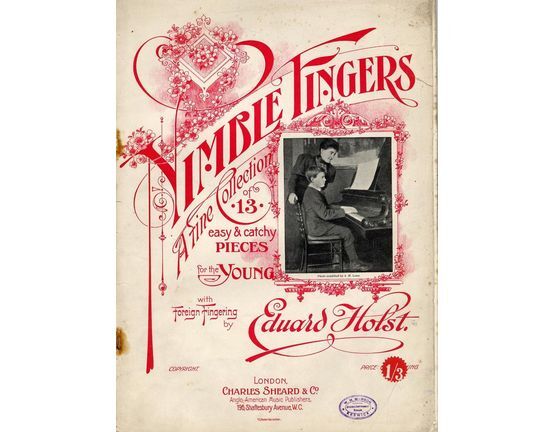 7856 | Nimble Fingers - A Fine Collection of 13 easy & catchy pieces for the young - Foreign Fingering