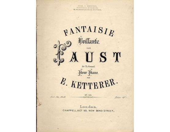 7857 | Fantaisie Brillante sur Faust - Pour Piano - Op. 128