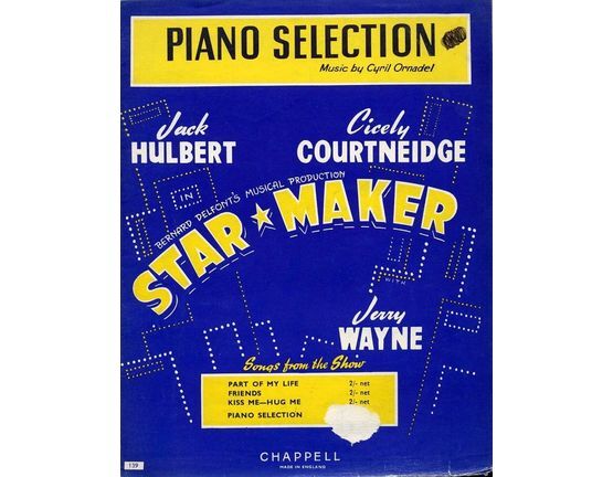 7857 | Star Maker - Piano Selection from Bernard Delfont's Music Production "Star Maker"