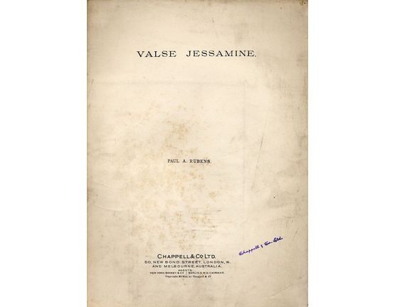 7857 | Valse Jessamine - Piano Solo