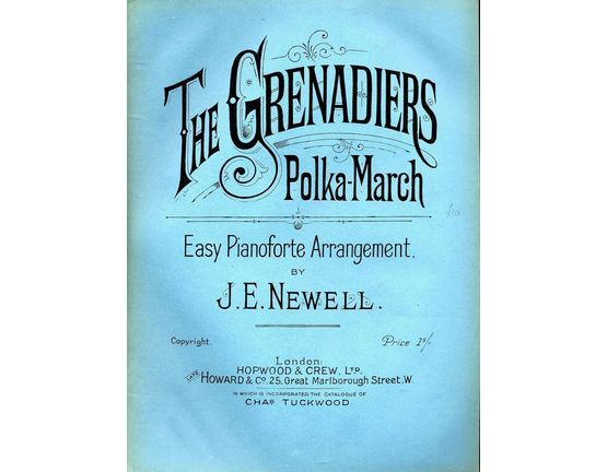 7858 | The Grenadiers - Polka - March - Easy Pianoforte Arrangement