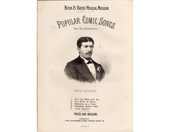 7859 | Popular Comic Songs - Baths Musical Museum Book 8 - Words, Music and Accompaniments